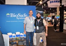 Eric Smith and Zac Ricciardi of BioSafe Systems. "It's a great show for us to also meet up with our already existing clients and discuss their use of our solutions."